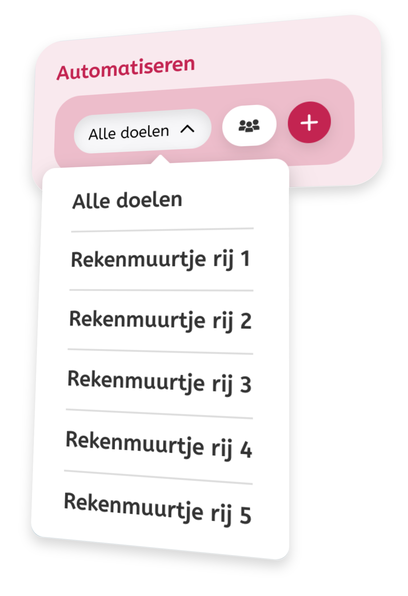 Automatiseren dropdown